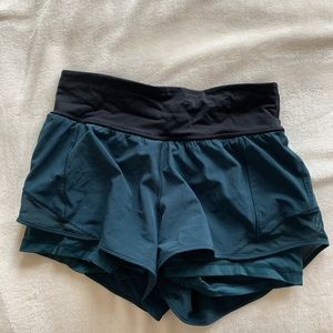 Lululemon athletic shorts Size 6 with built in spandex
